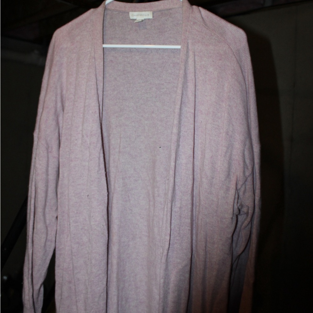 Charter Club Soft Mauve Cardigan